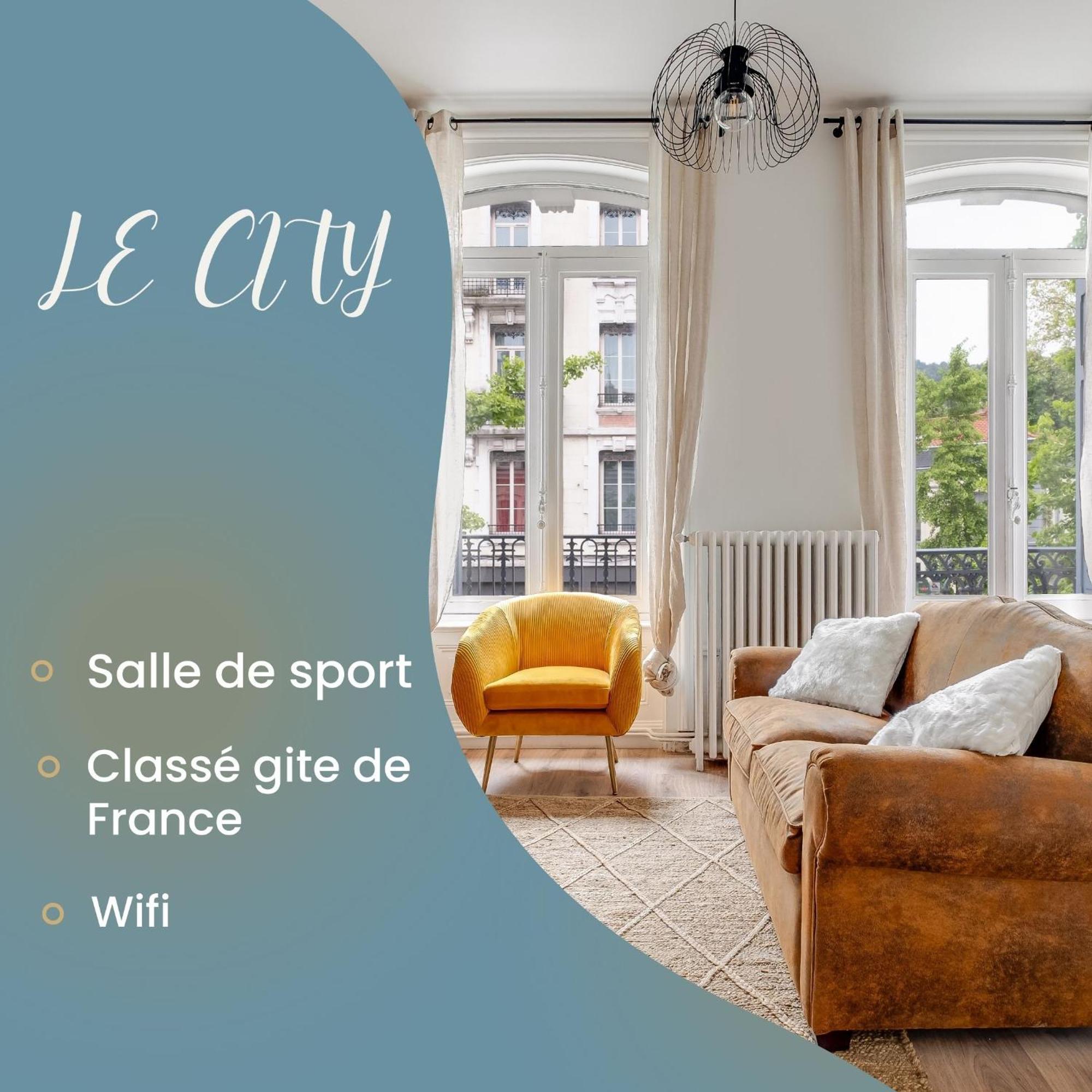 Grand Appartement «  City » Spacieux Et Moderne Saint-Etienne  Exteriér fotografie